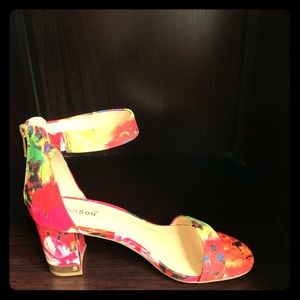 Multi color sandal
